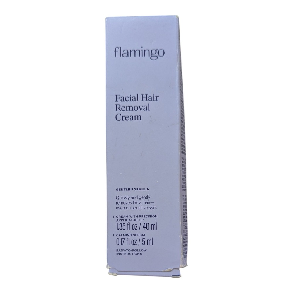 BBB.ā Flamingo Women'S Facial Hair Removal Cream with Calming Serum, 1.35 Fl Oz